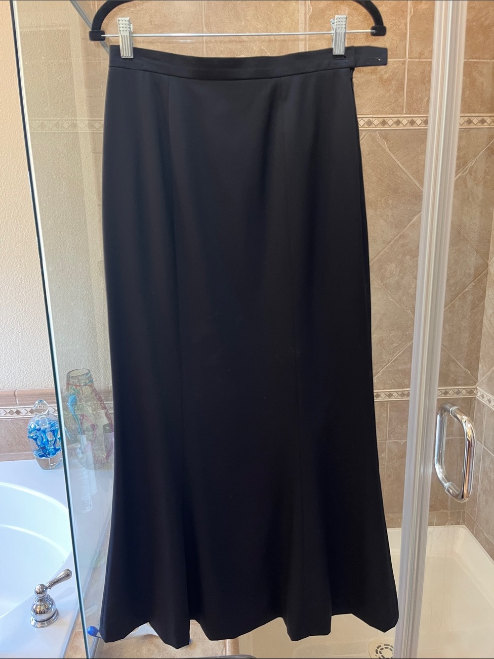 Escada Black Maxi A-Line Skirt